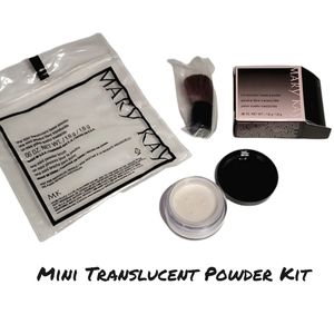 NEW Mary Kay Mini Translucent Powder with Brush Travel Pack (1.6g)
